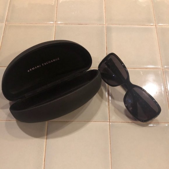 Armani Exchange Women's Sunglasses AX080/S - Black - with case - Picture 2 of 9